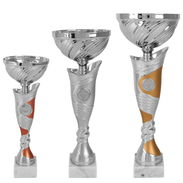 Trofej EM5379 - Srebrno zlatni